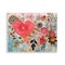 Stupell Industries Playful Heart & Flowers Wall Plaque Art Design by LSR Design Studio